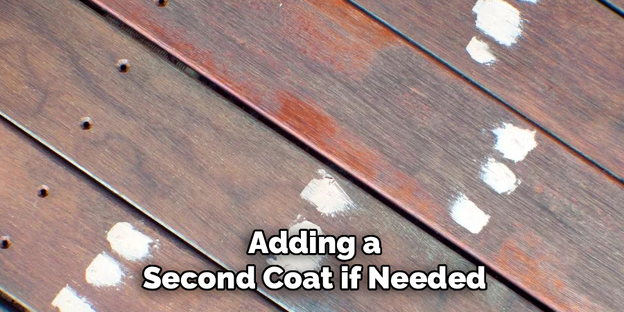 Adding a Second Coat if Needed