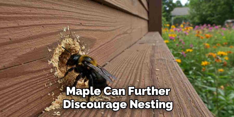 Maple Can Further
Discourage Nesting