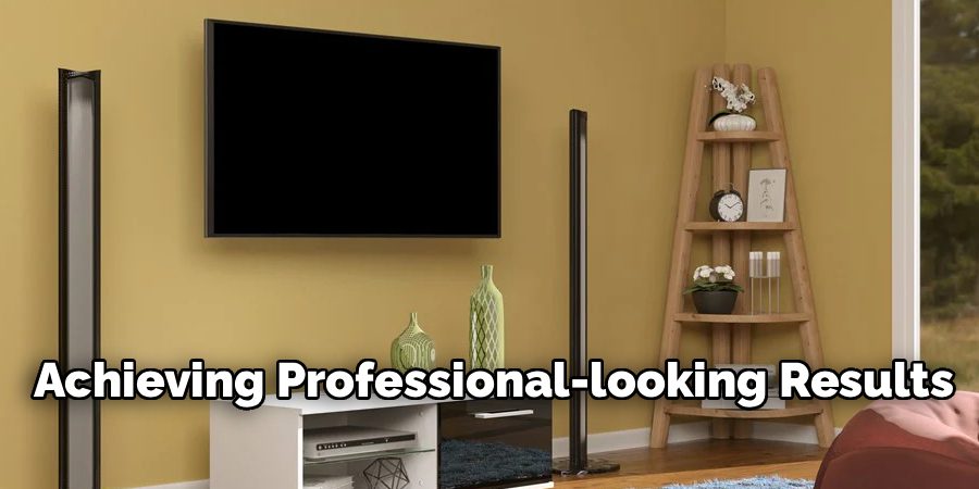 Achieving Professional-looking Results