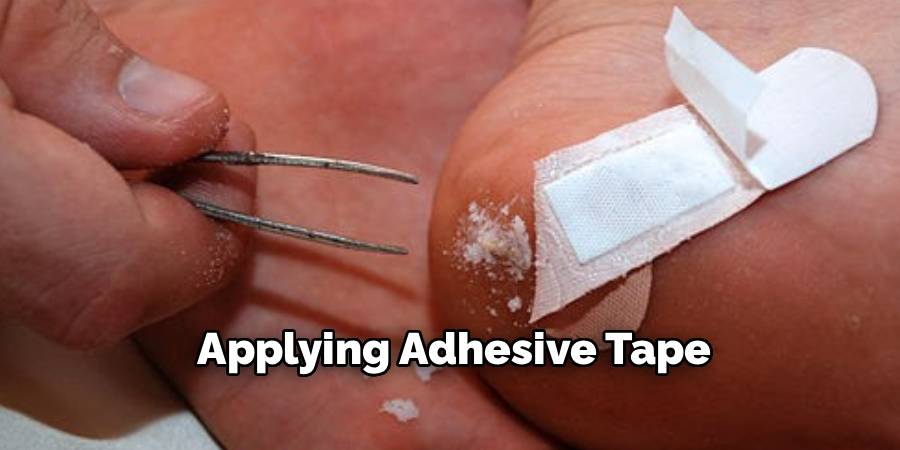Applying Adhesive Tape