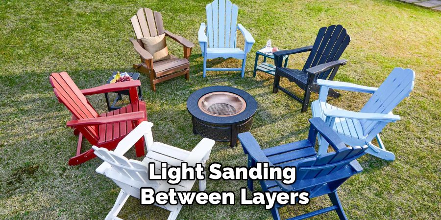 Light Sanding
Between Layers